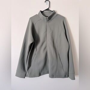 Women’s soft olive green athleisure  jacket 32 degree heat XL